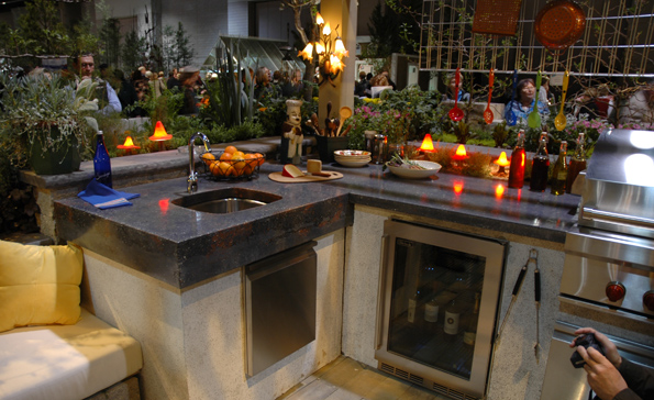 Philadelphia Flower Show 2011 Concrete Countertop