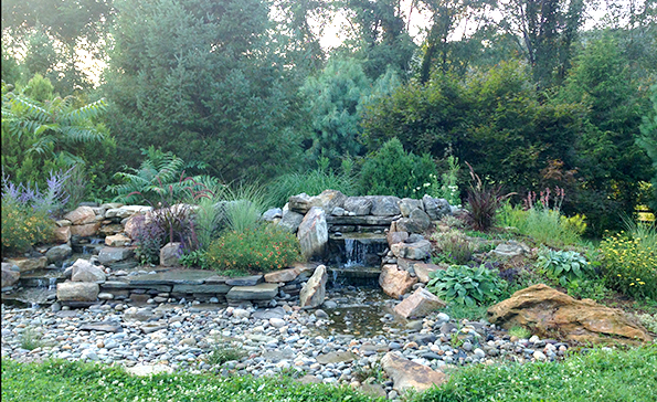 Pondless waterfalls